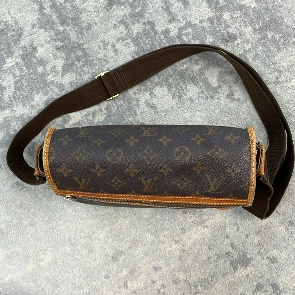Louis Vuitton Messenger Bosphore PM M40106 Monogram Canvas Crossbody Bag Brown